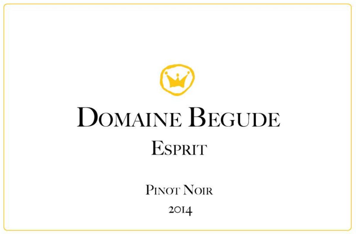Chateau St. Thomas Haute Vallee de l'Aude Esprit Pinot Noir 2014 Front Label