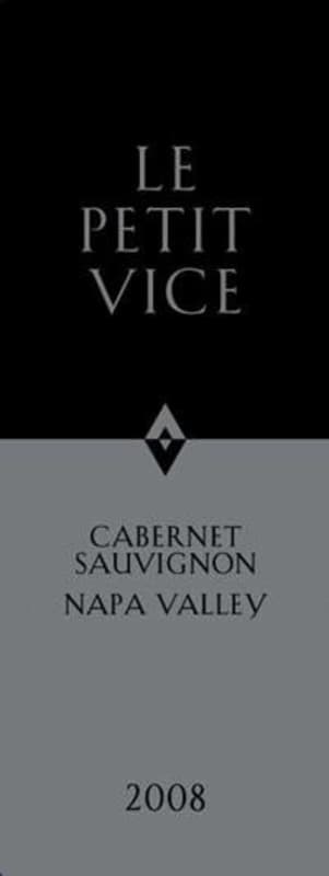 Vice Versa Le Petit Vice Cabernet Sauvignon 2008 Front Label