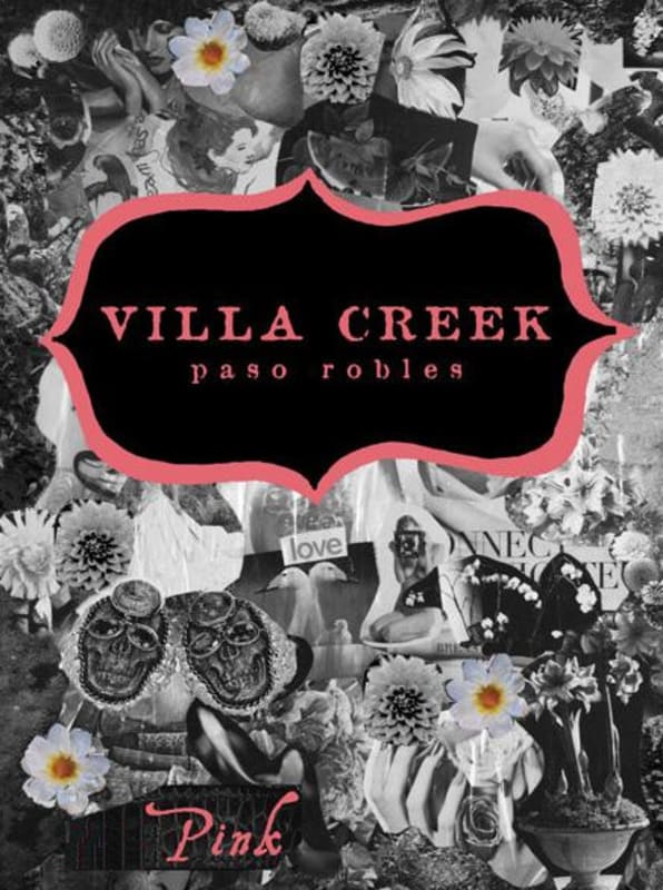 Villa Creek Pink Rose 2013 Front Label