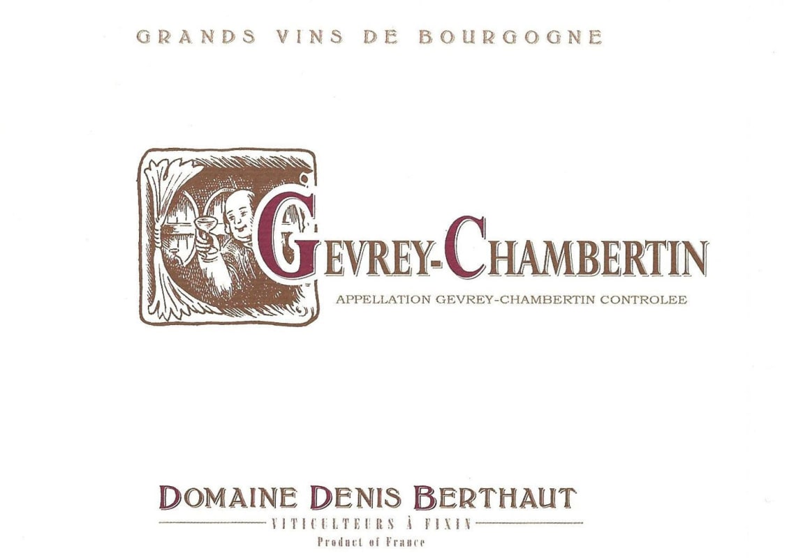 Berthaut-Gerbet Gevrey-Chambertin 2014 Front Label