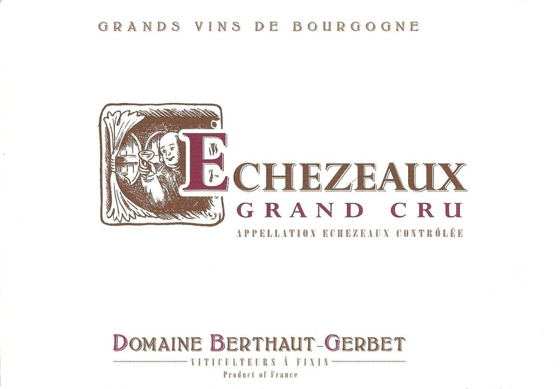 Berthaut-Gerbet Echezeaux Grand Cru 2014 Front Label