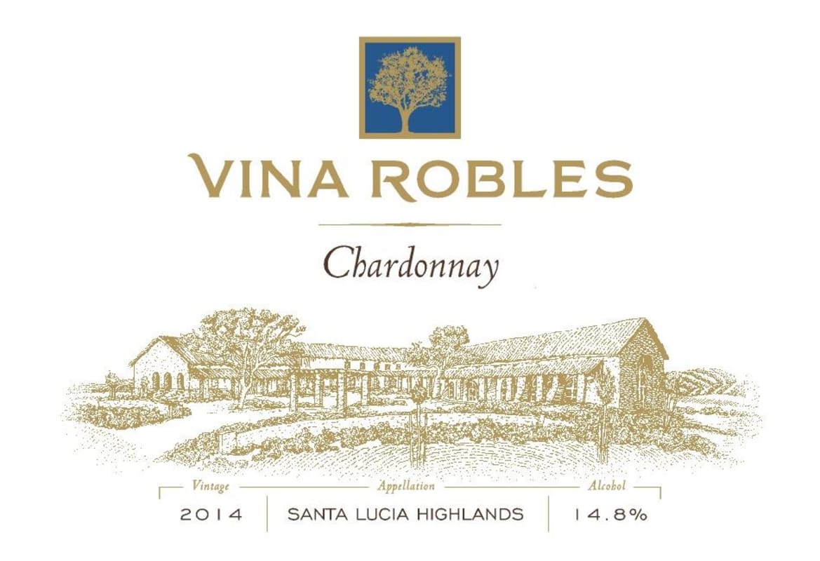 Vina Robles Chardonnay 2014 Front Label