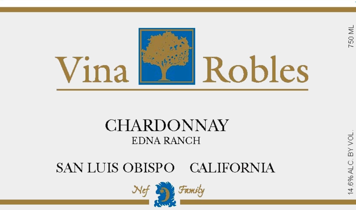 Vina Robles Edna Ranch Chardonnay 2007 Front Label