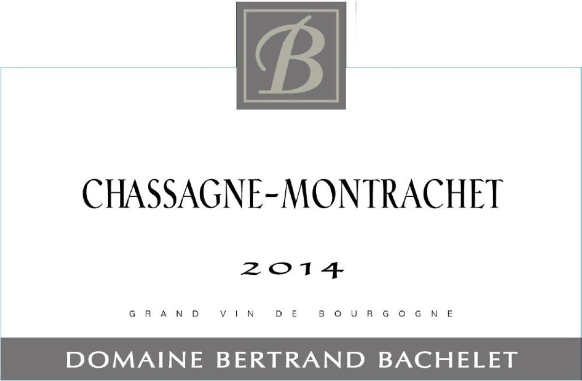 Domaine Bertrand Bachelet Chassagne-Montrachet Blanc 2014 Front Label