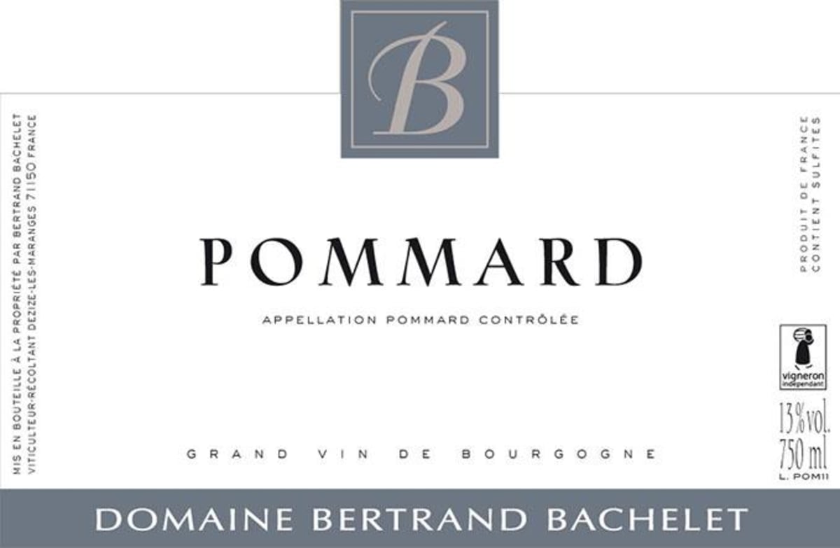 Domaine Bertrand Bachelet Pommard Les Chanlins 2014 Front Label