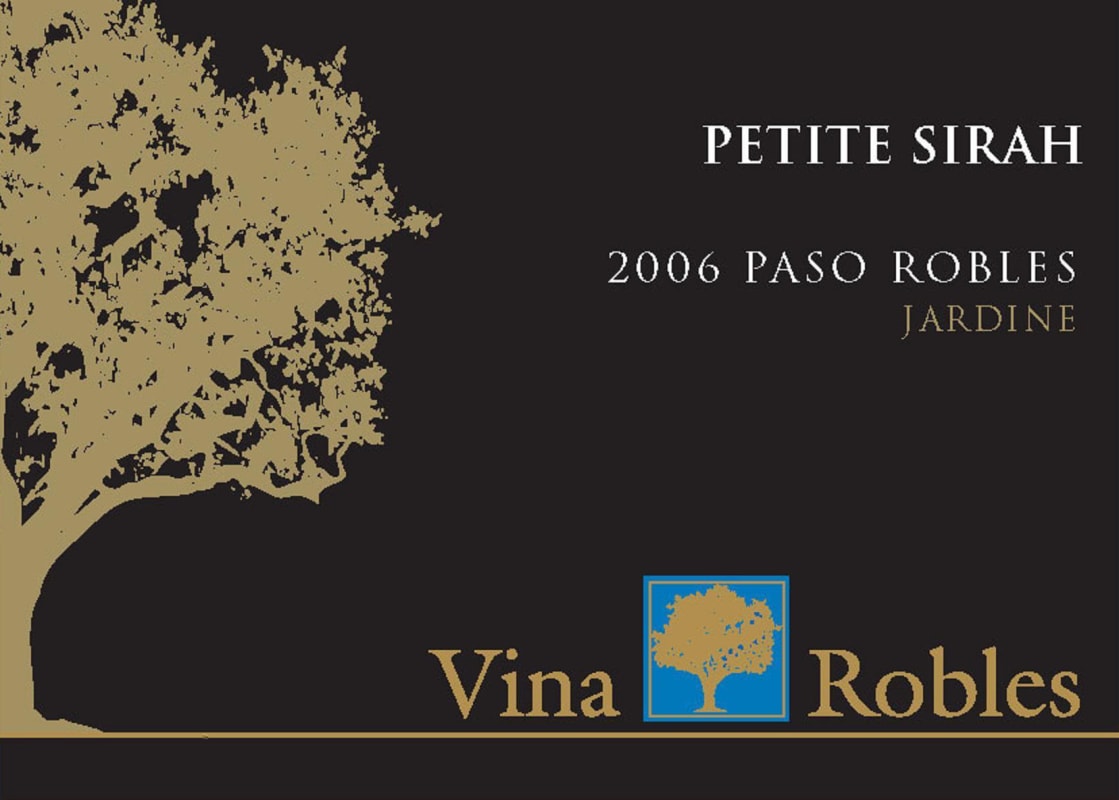 Vina Robles Jardine Petite Sirah 2006 Front Label