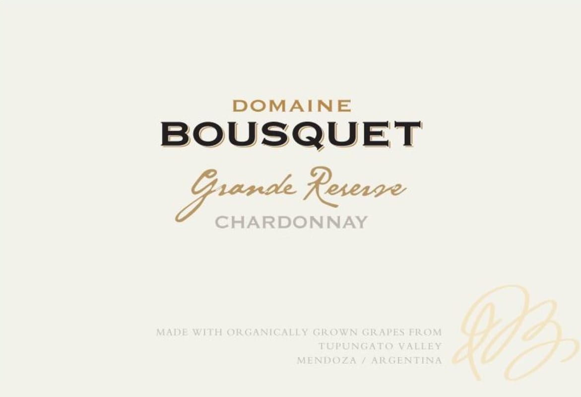 Domaine Bousquet Grande Reserve Organic Chardonnay 2011 Front Label