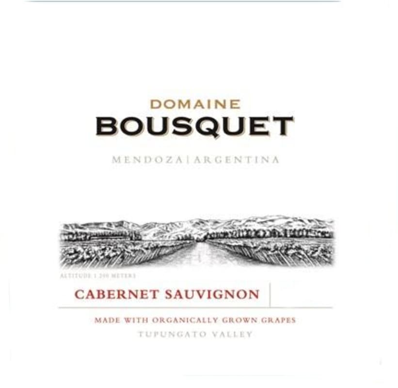 Domaine Bousquet Organic Cabernet Sauvignon 2015 Front Label