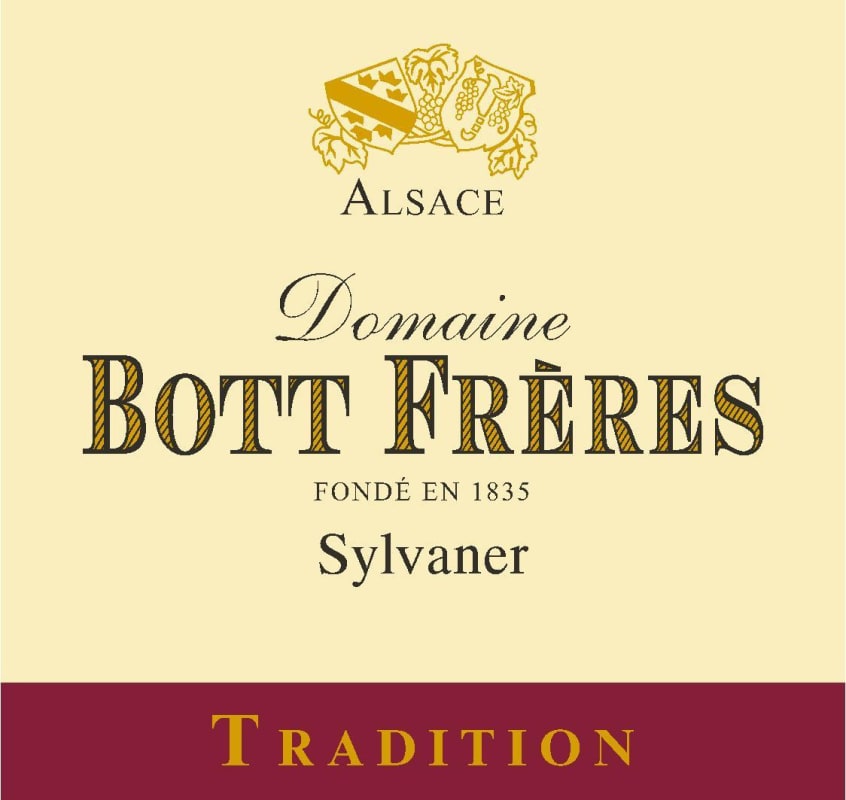 Domaine Bott Freres Sylvaner 2014 Front Label