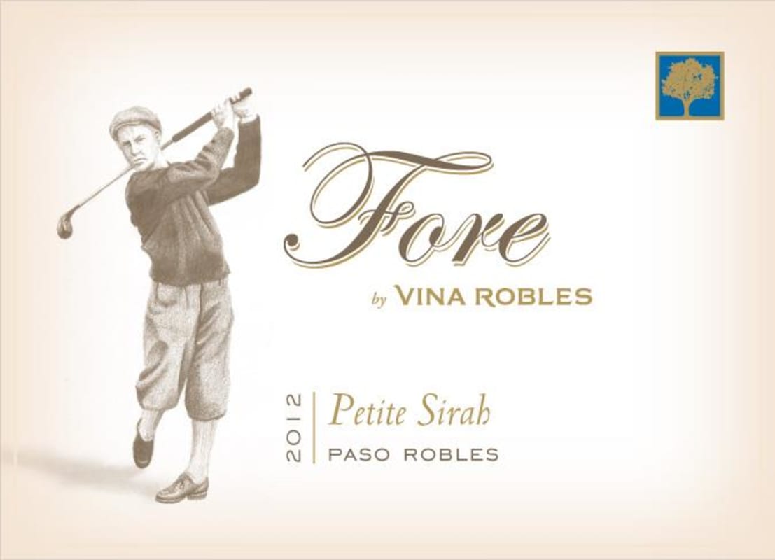 Vina Robles Fore Petite Sirah 2012 Front Label