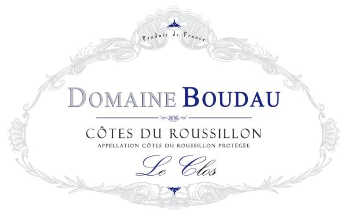 Domaine Boudau Cotes du Roussillon Le Clos 2013 Front Label