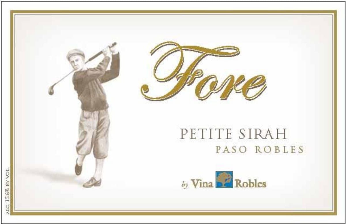 Vina Robles Fore Petite Sirah 2008 Front Label