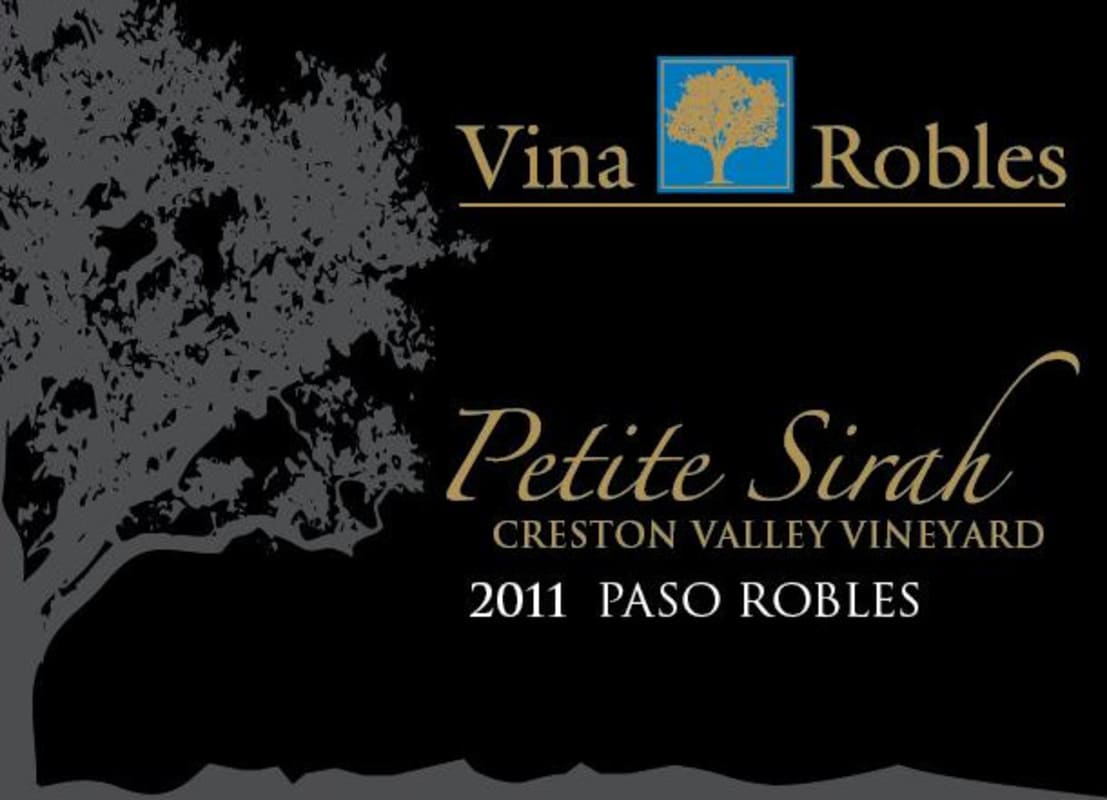 Vina Robles Creston Valley Vineyards Petite Sirah 2011 Front Label