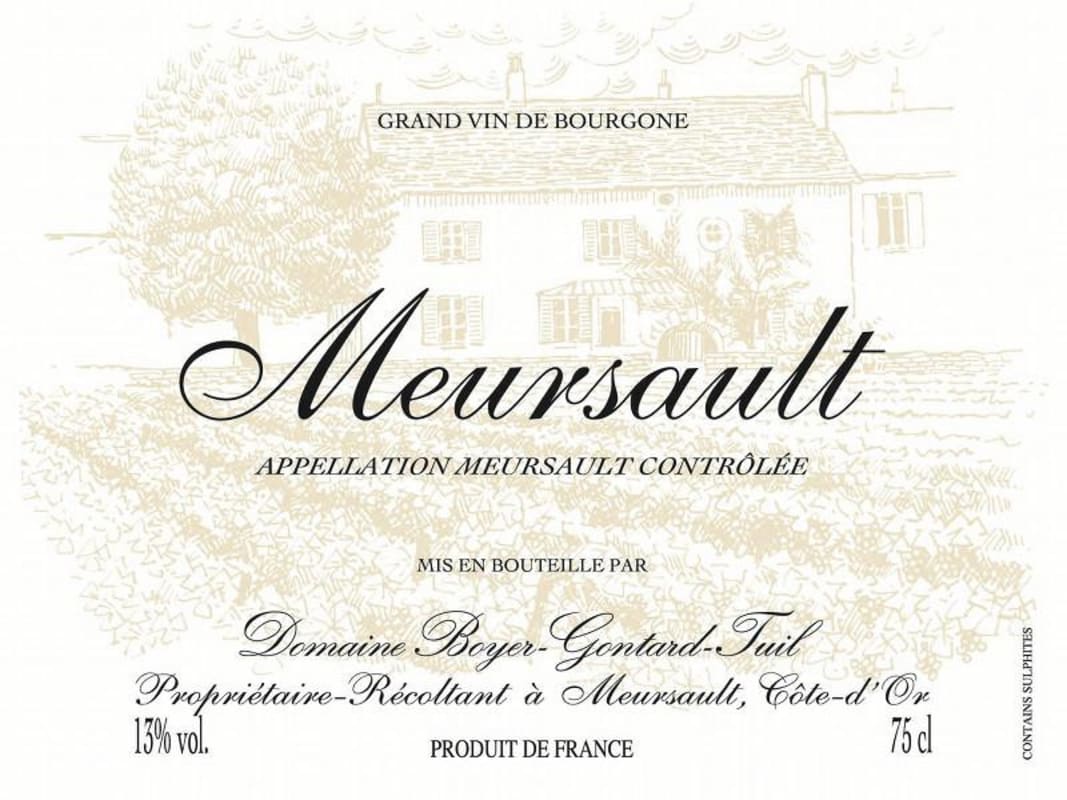 Domaine Boyer-Gontard Meursault 2011 Front Label