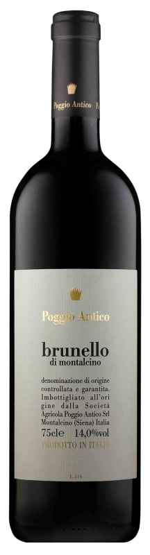 Poggio Antico Brunello di Montalcino 2012 Front Bottle Shot