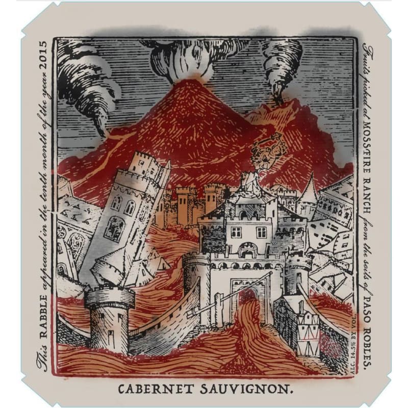Rabble Mossfire Ranch Cabernet Sauvignon 2015 Front Label