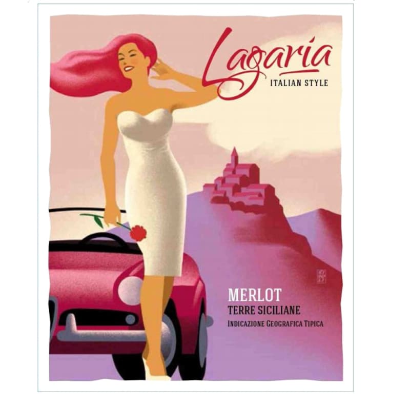 Lagaria Merlot 2015 Front Label