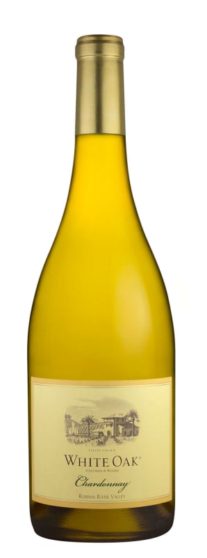 White Oak Chardonnay 2015 Front Bottle Shot