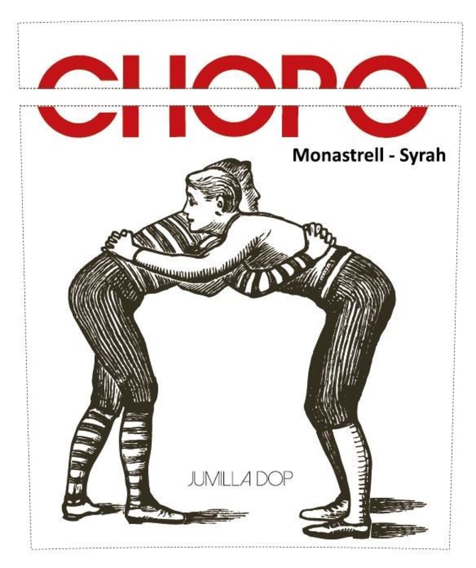 Chopo Monastrell - Syrah 2015 Front Label