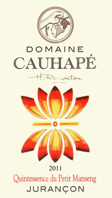 Domaine Cauhape Quintessence du Petit Manseng Moelleux 2011 Front Label