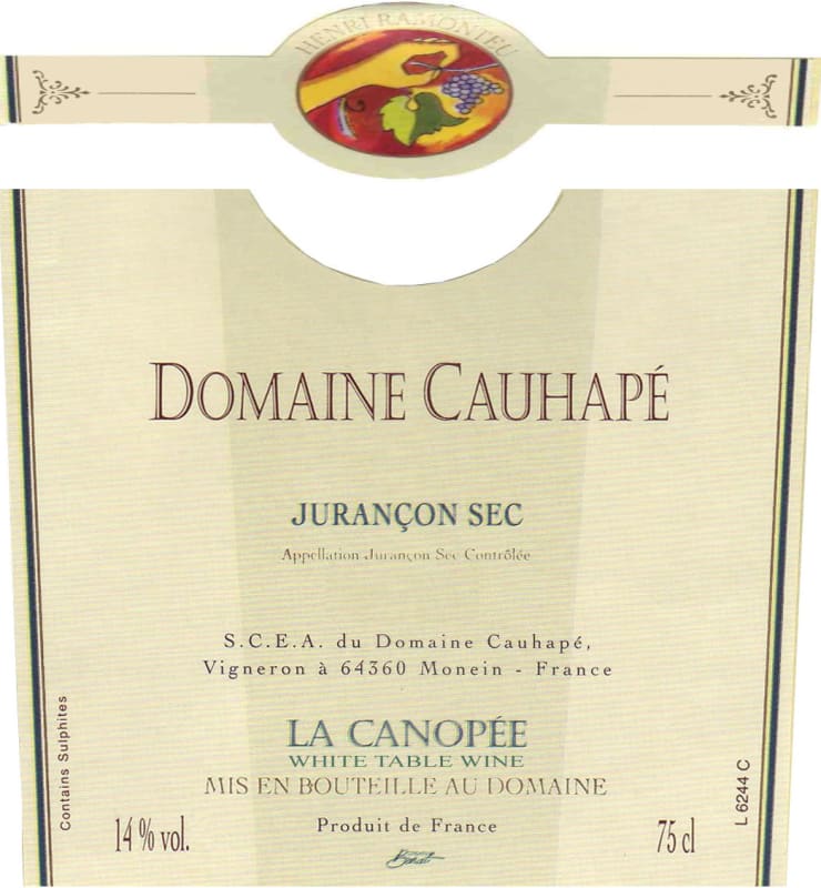 Domaine Cauhape La Canopee Sec 2011 Front Label