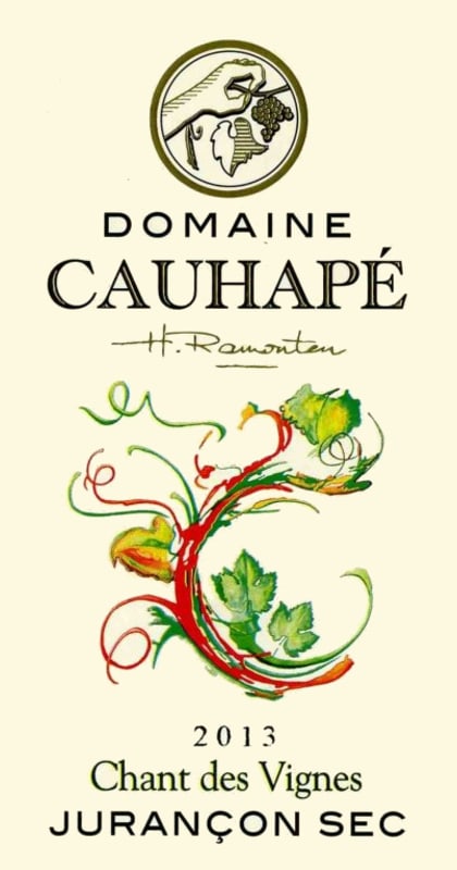 Domaine Cauhape Chant des Vignes Sec 2013 Front Label