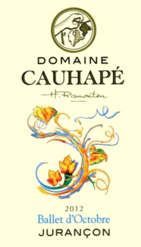 Domaine Cauhape Ballet d'Octobre Moelleux 2012 Front Label