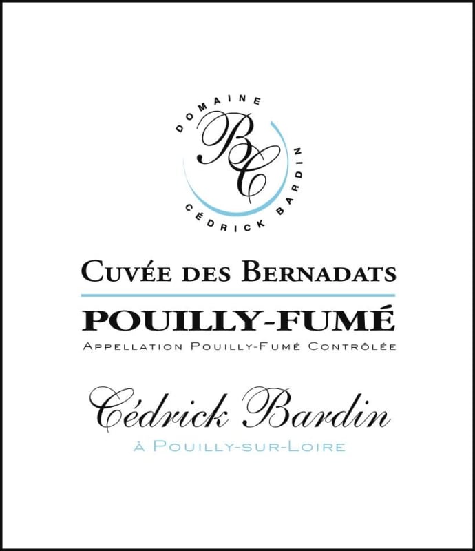 Domaine Cedrick Bardin Pouilly-Fume Cuvee des Bernadats 2008 Front Label