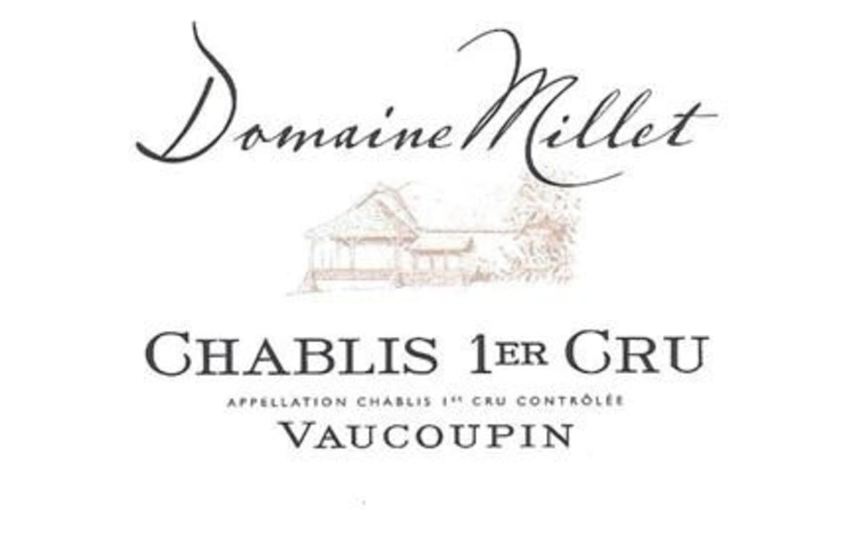Domaine Chablis Millet Chablis Vaucoupin Premier Cru 2013 Front Label