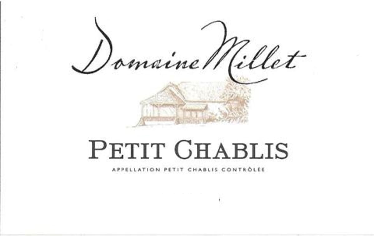 Domaine Chablis Millet Petit Chablis 2015 Front Label
