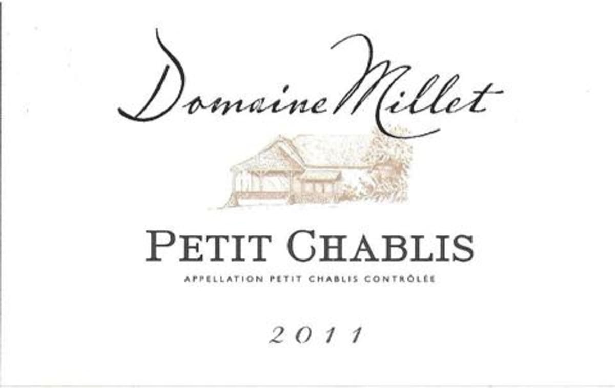 Domaine Chablis Millet Petit Chablis 2011 Front Label