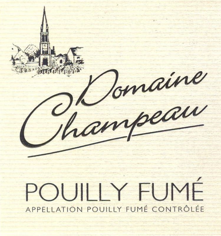 Domaine Champeau Pouilly Fume 2014 Front Label
