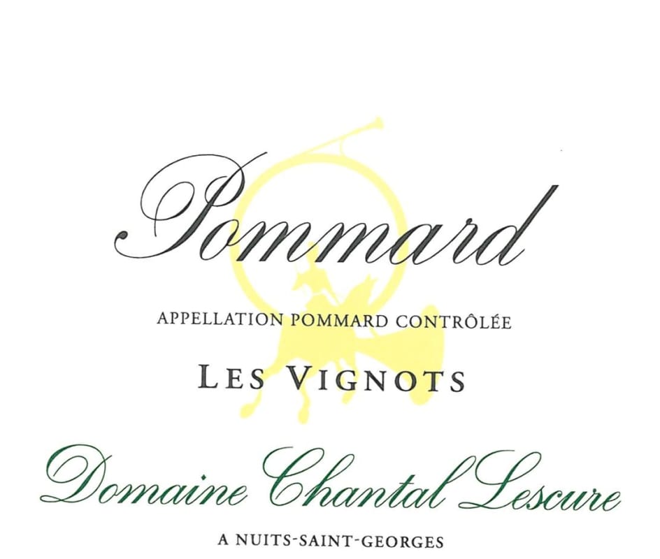 Dom. Chantal Lescure Pommard Les Vignots 2015 Front Label