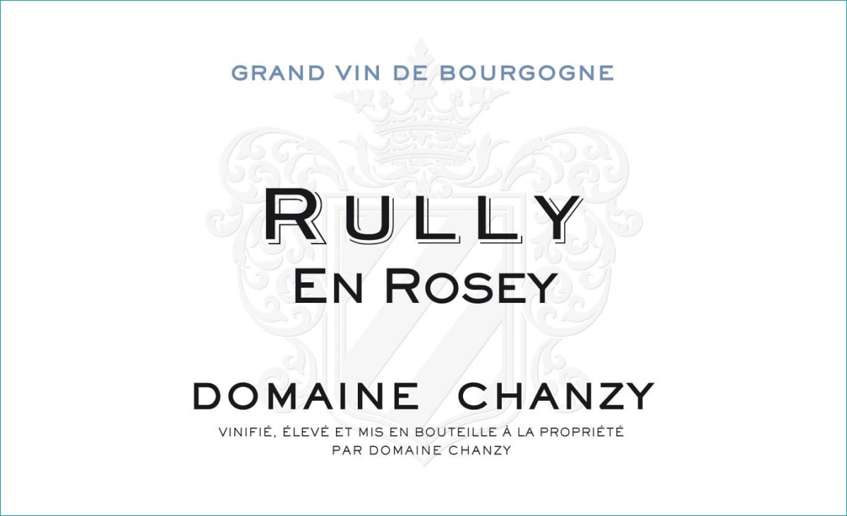 Maison Chanzy Rully En Rosey Blanc 2015 Front Label