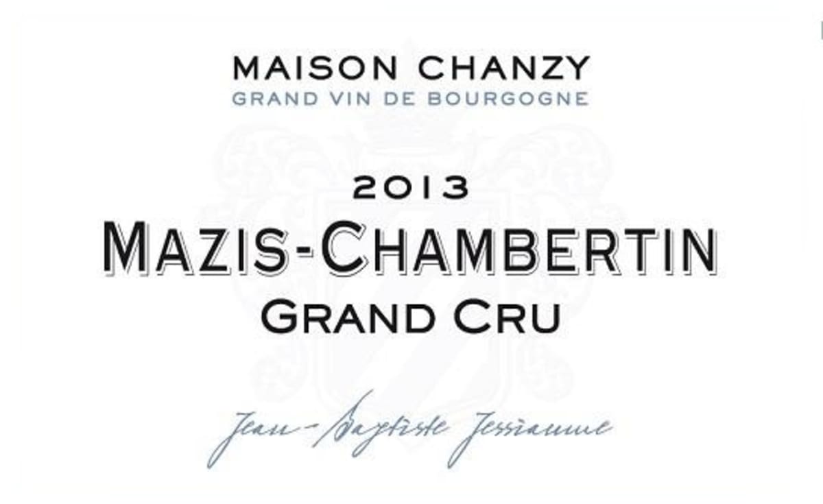 Maison Chanzy Mazis-Chambertin 2013 Front Label