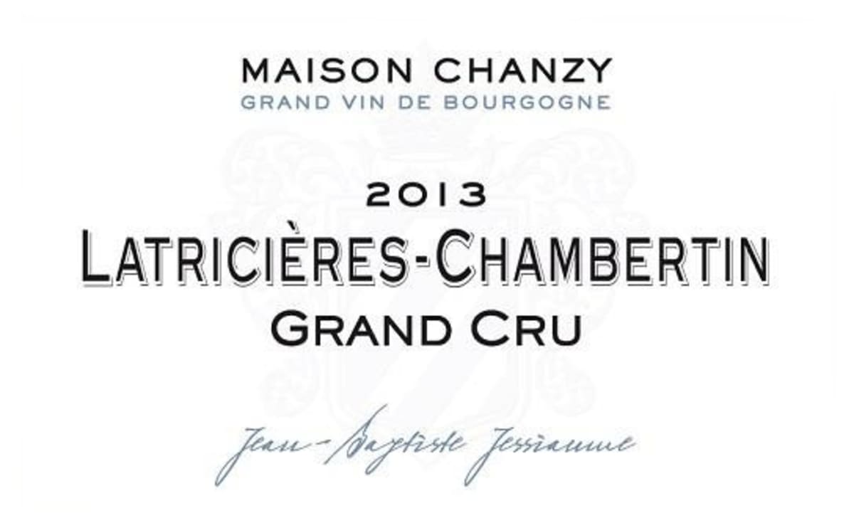 Maison Chanzy Latricieres-Chambertin Grand Cru 2013 Front Label