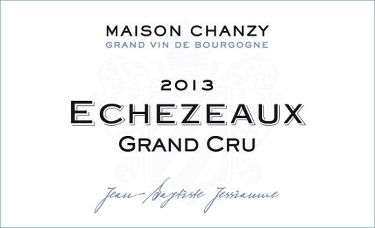 Maison Chanzy Echezeaux Grand Cru 2013 Front Label