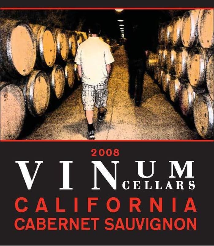 Vinum Cellars Cabernet Sauvignon 2008 Front Label