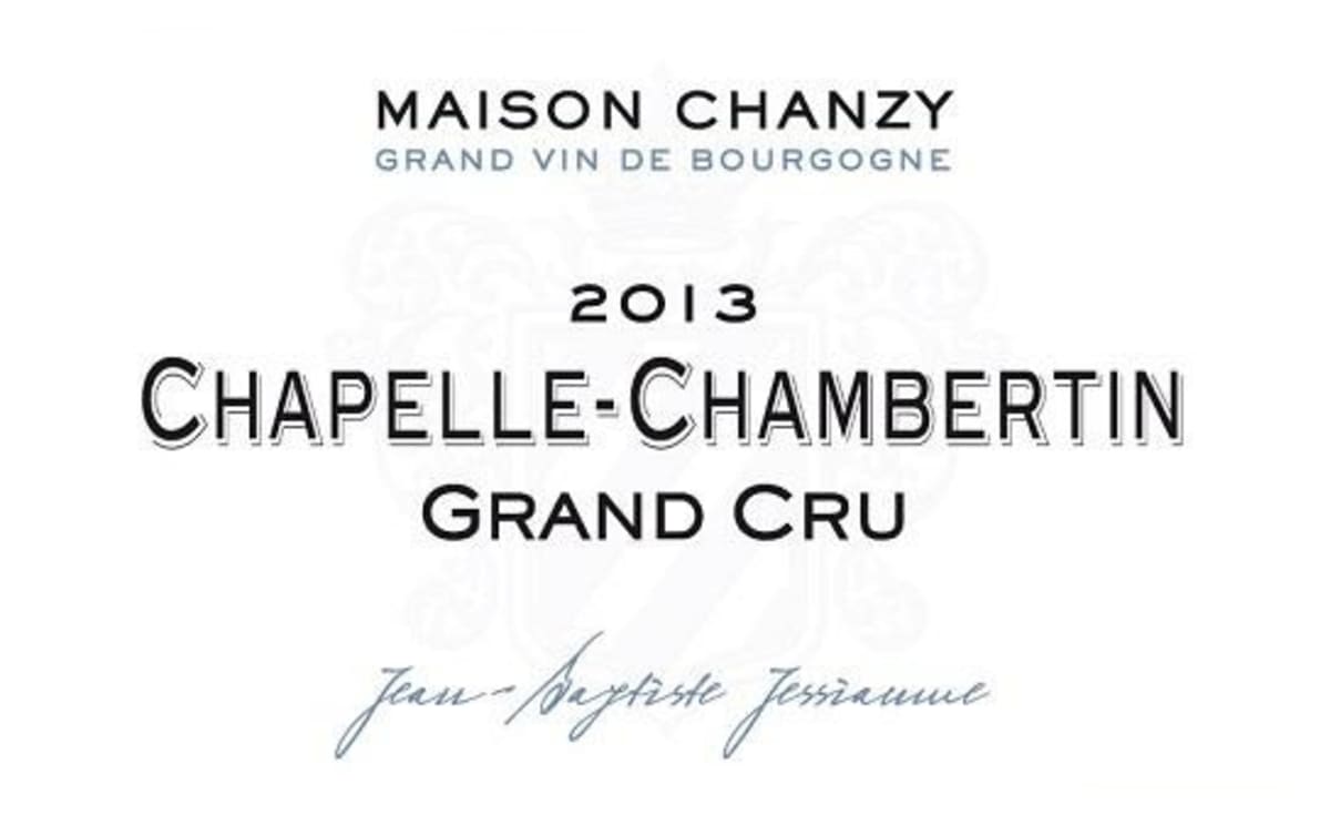 Maison Chanzy Chapelle-Chambertin Grand Cru 2013 Front Label