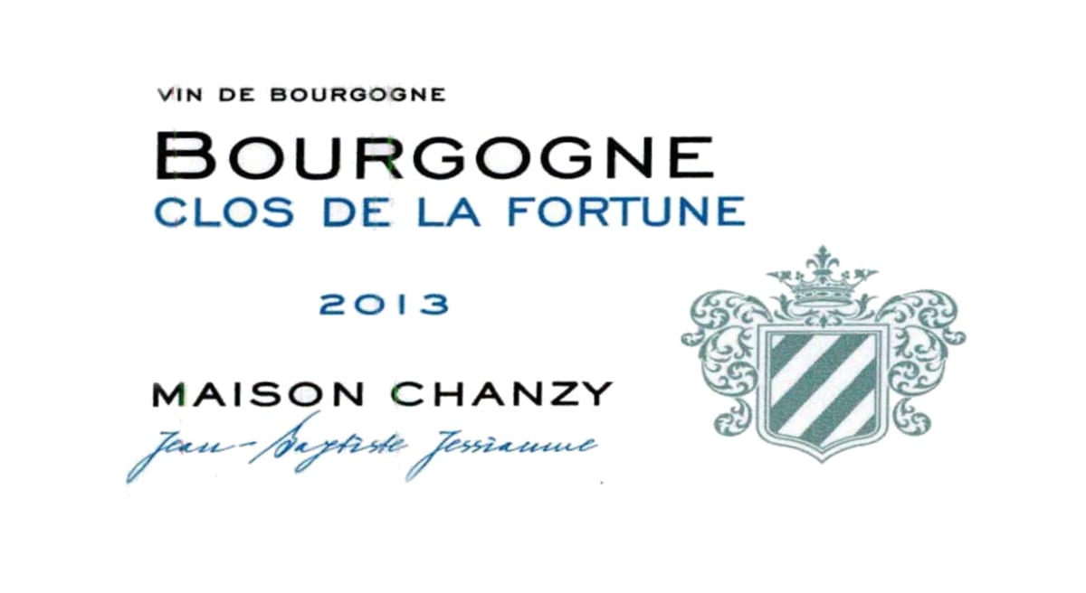 Maison Chanzy Bouzeron Clos De La Fortune 2013 Front Label