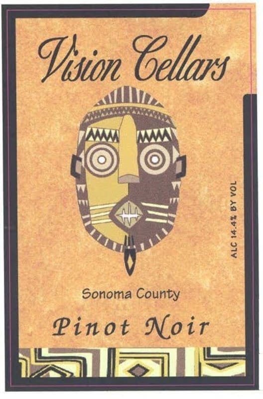 Vision Cellars Sonoma County Pinot Noir 2006 Front Label