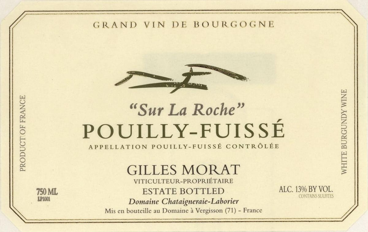 Domaine Chataigneraie-Laborier Pouilly-Fuisse Sur La Roche 2015 Front Label