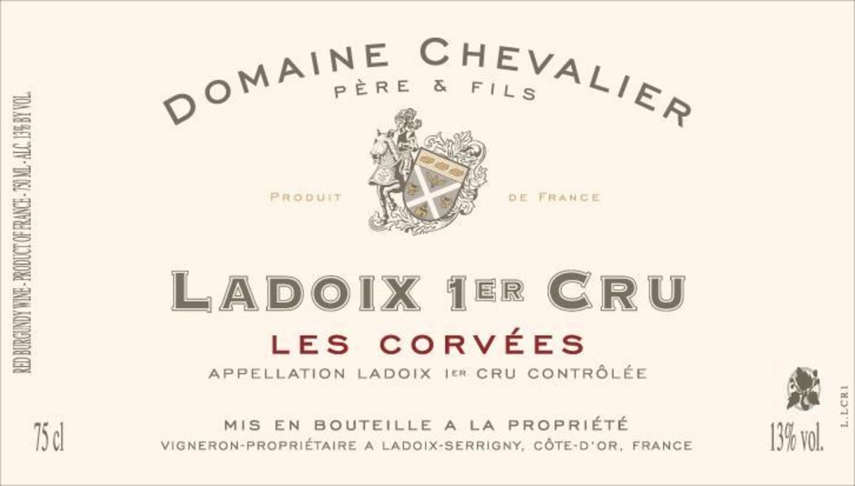 Domaine Chevalier Ladoix Les Corvees Premier Cru 2007 Front Label