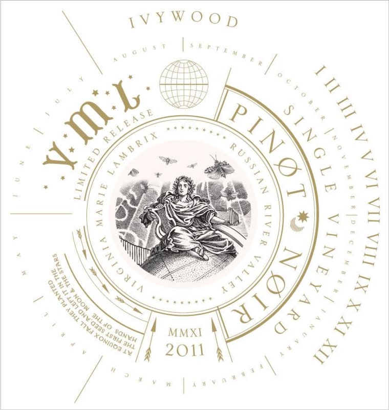 VML Winery Ivywood Pinot Noir 2011 Front Label