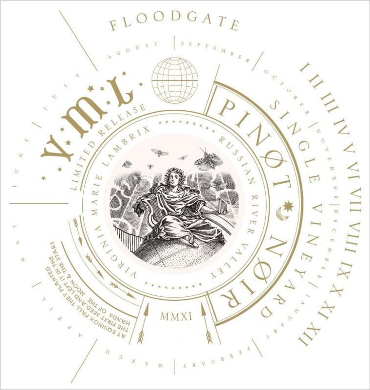 VML Winery Floodgate Pinot Noir 2012 Front Label