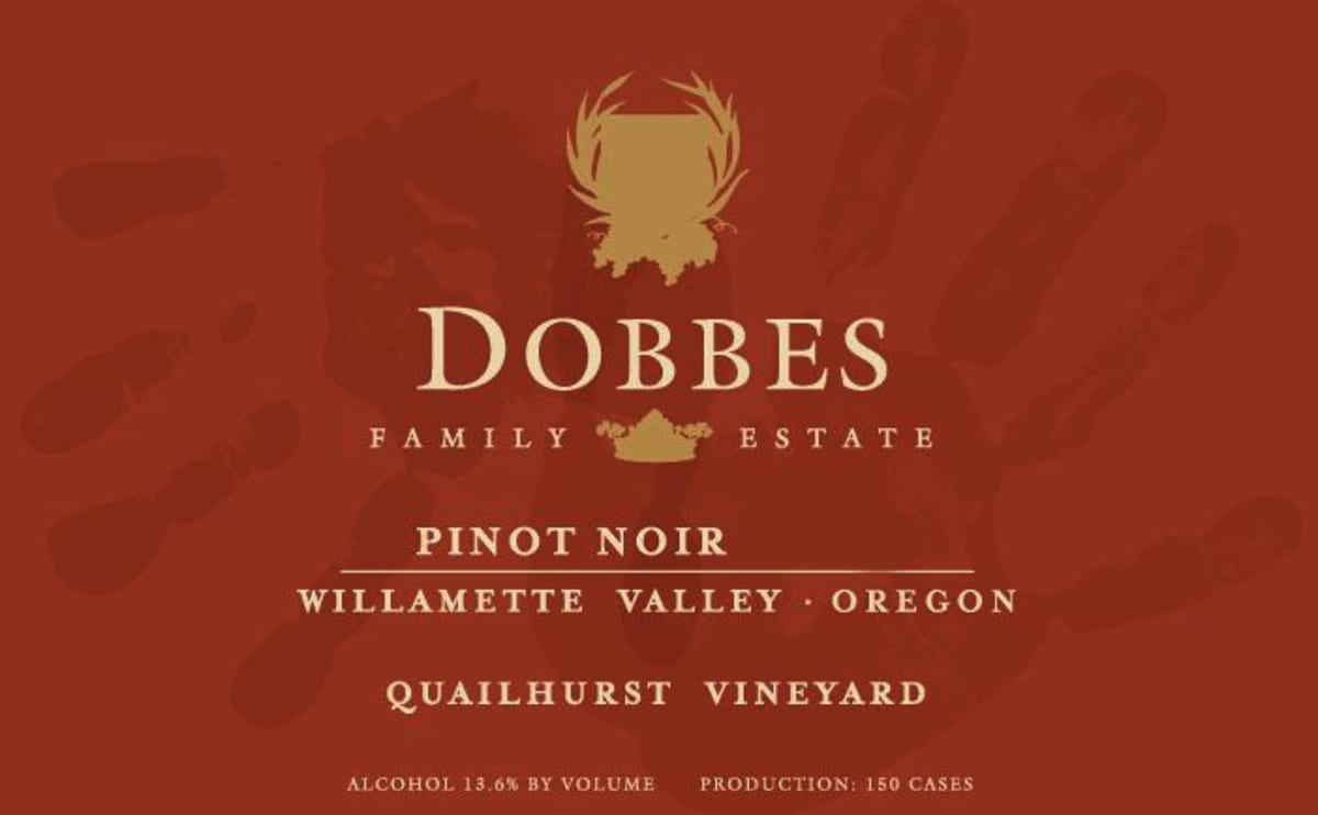 Dobbes Family Winery Quailhurst Vineyard Pinot Noir 2006 Front Label