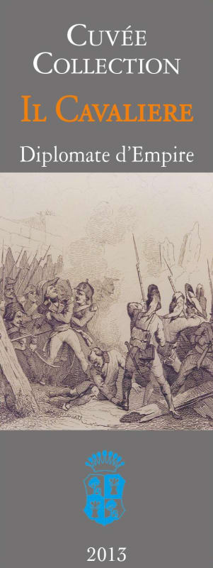 Domaine Comte Abbatucci Corsica Cuvee Collection Il Cavaliere Diplomate d'Emprire 2013 Front Label