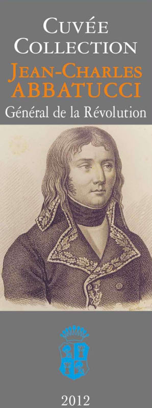 Domaine Comte Abbatucci Corsica Cuvee Collection General de la Revolution Blanc 2012 Front Label