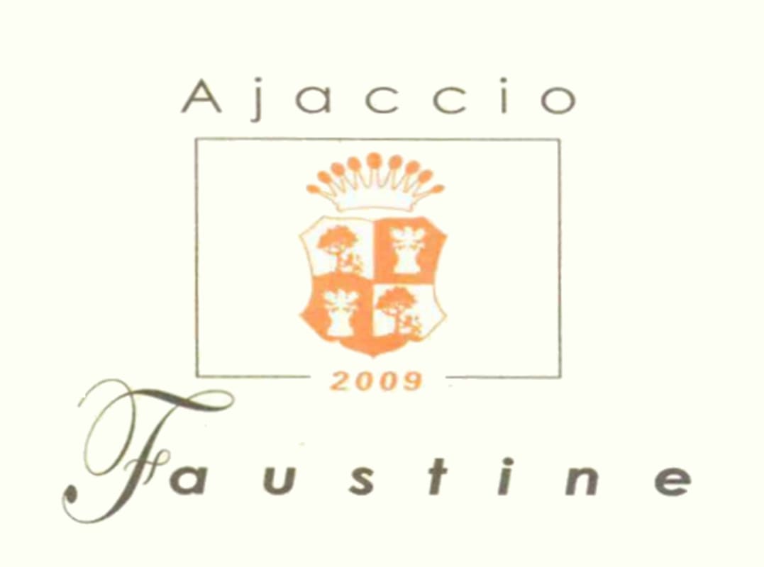 Domaine Comte Abbatucci Ajaccio Faustine Blanc 2009 Front Label