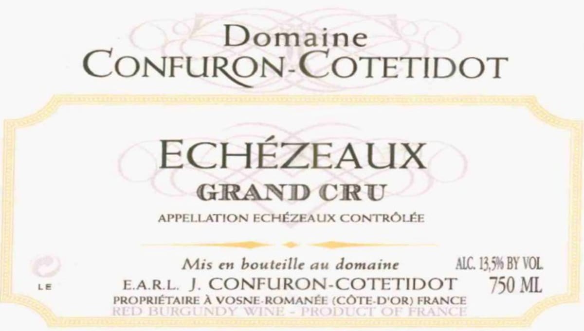 Domaine Confuron-Cotetidot Echezeaux Grand Cru 2009 Front Label